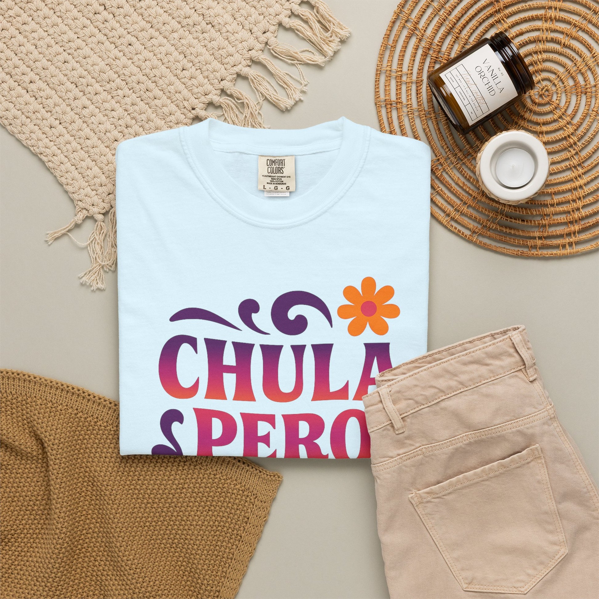Chula Pero Chingona Shirt, Latina owned business support, brown business, activism tee, social T-Shirt (view 13 of 16)