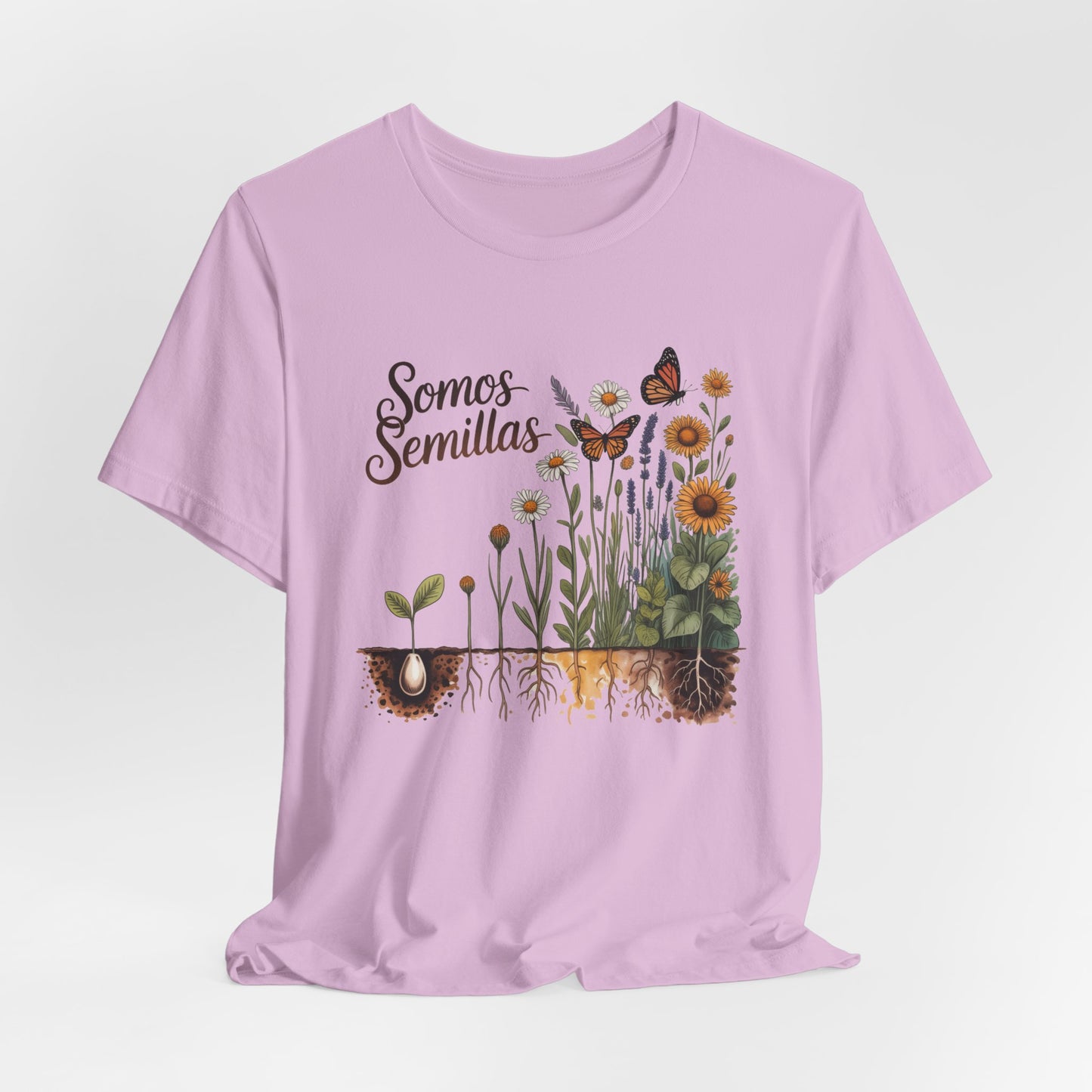 Somos Semillas T-Shirt - We Are Seeds Tee - Latino Heritage Gift - Hispanic Pride Shirt - Inspirational Growth Mindset