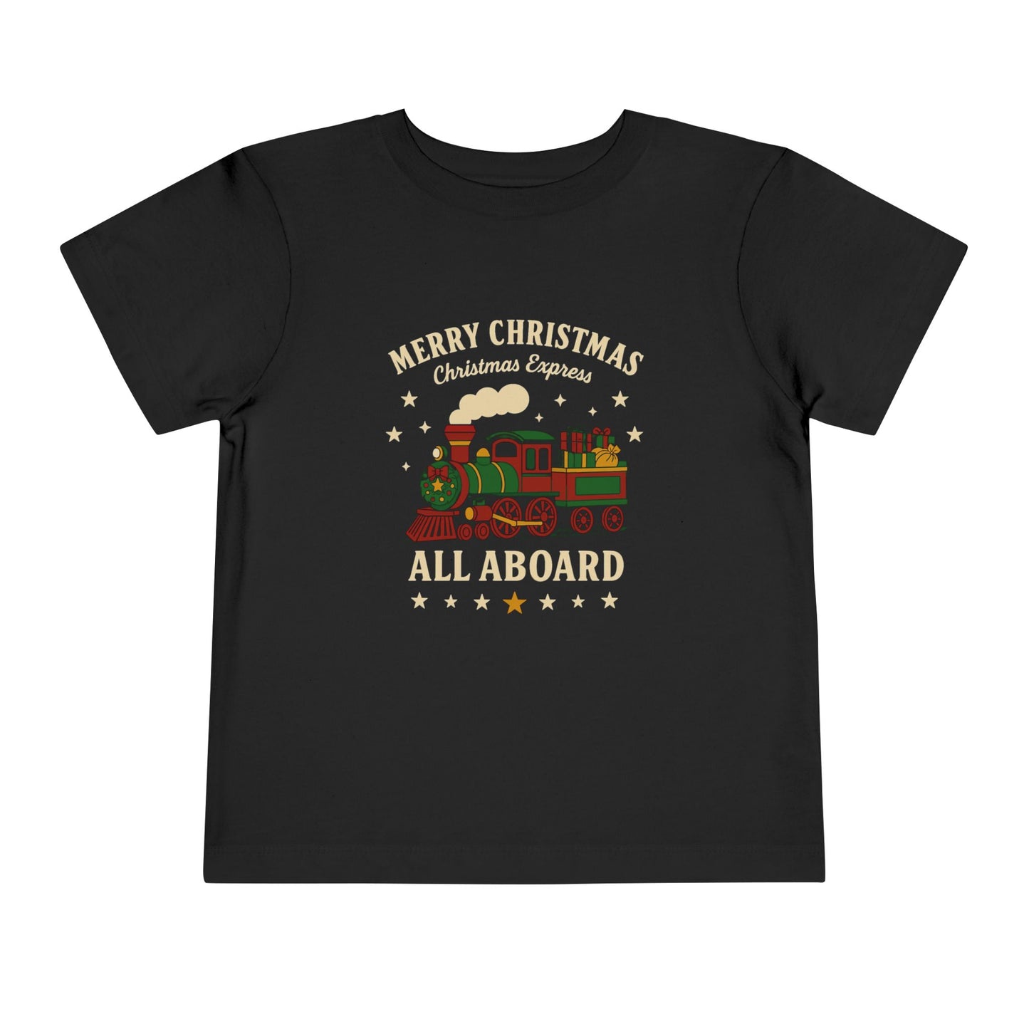 Christmas Train Toddler Short Sleeve Tee