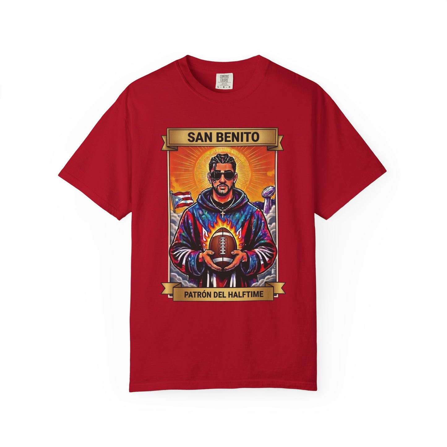 Benito Bowl Shirt, Puerto Rico Tee, San Benito Halftime Show Shirt, Team Benito Gift, Boricua Unisex Graphic Tee