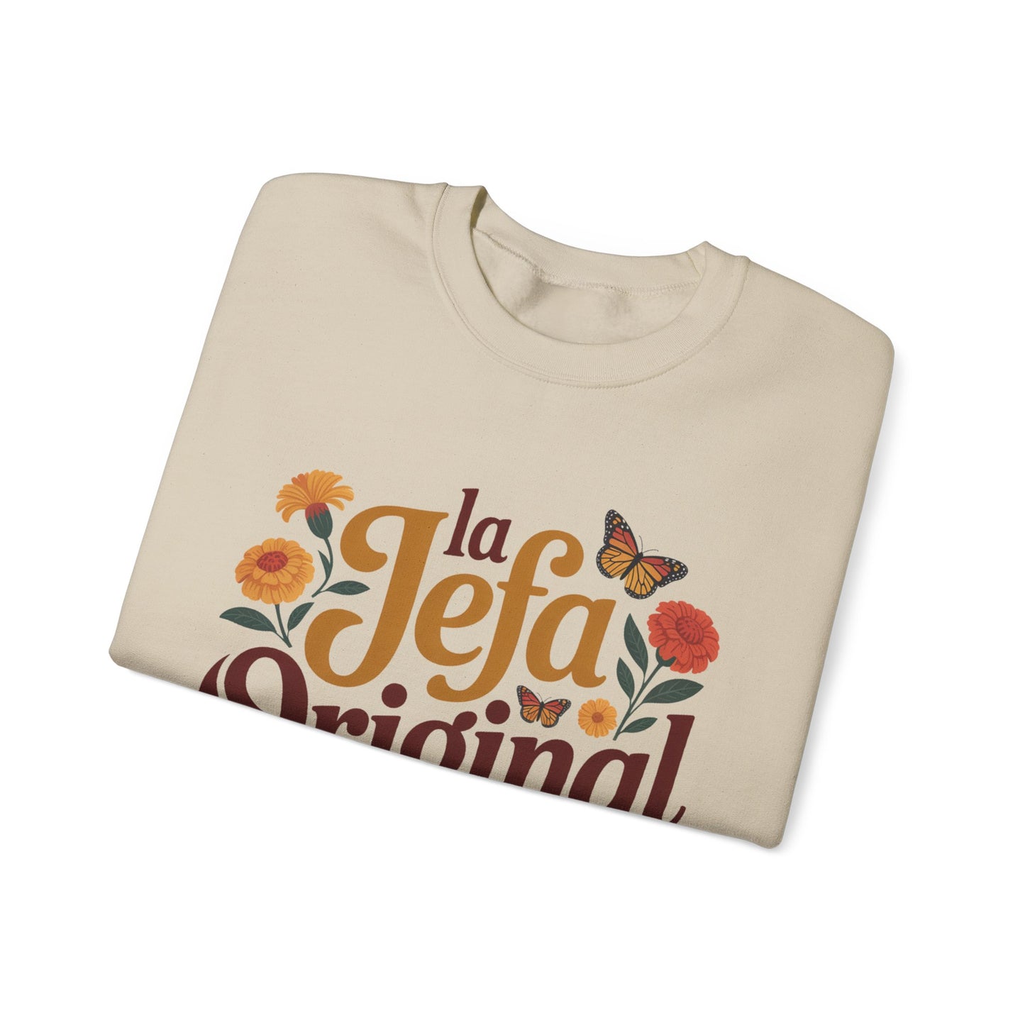 La Jefa Sweatshirt - Latina Boss Babe Empowerment Gift - Hispanic Pride Hoodie for Her - Feminist Spanish Saying Shirt