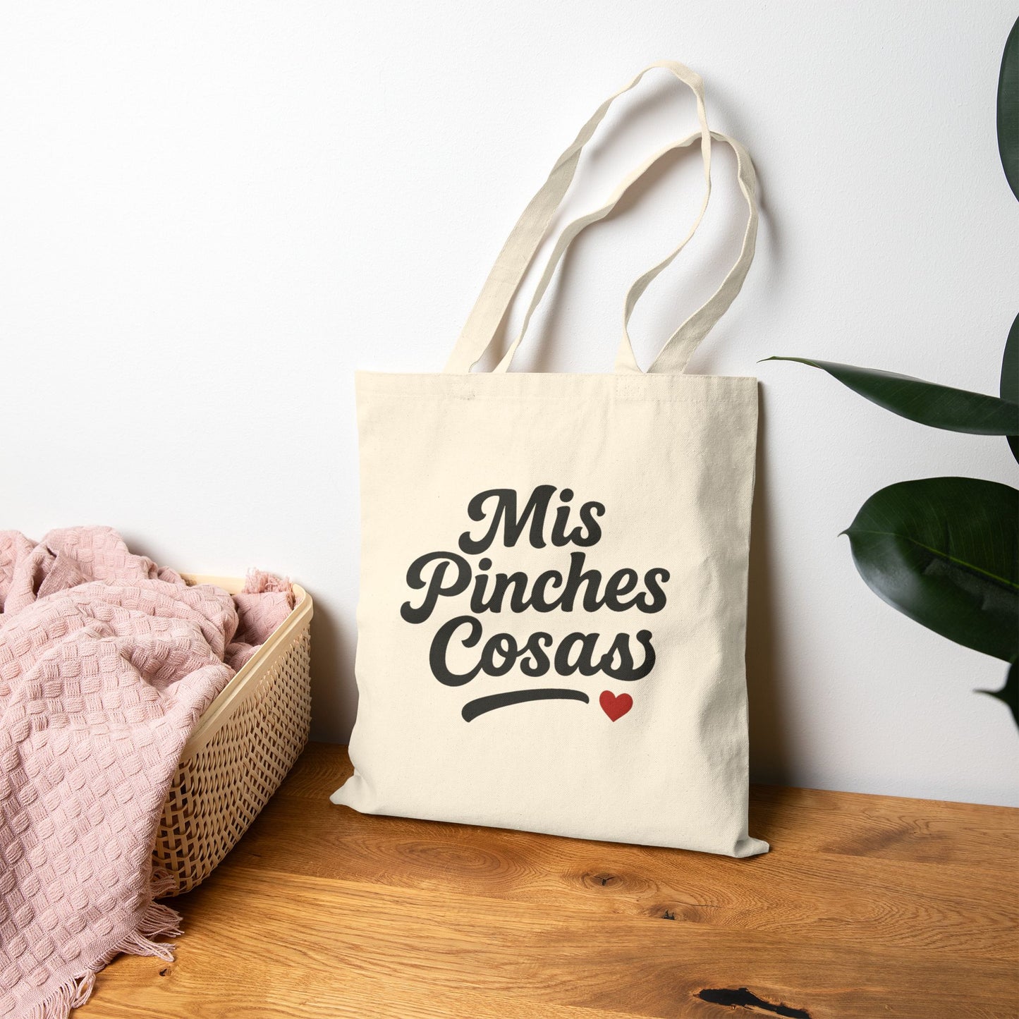 Mis Pinches Cosas Tote Bag, Funny Latina Gift, Spanish Quote Tote,  Latina Birthday Gift, Sister Gift Tote Bag