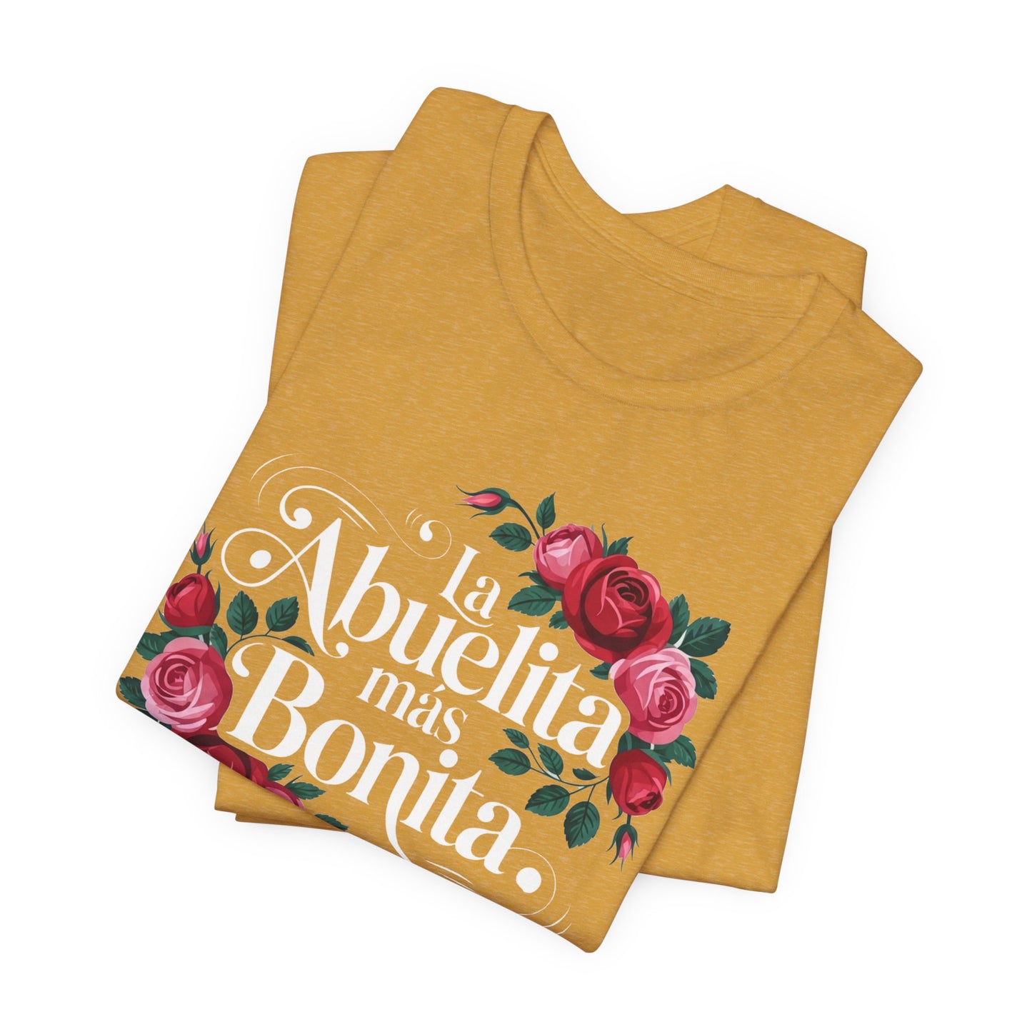La Abuelita Mas Bonita Shirt, Abuelita Gift Roses, Latina Grandmother Gift,  Abuela Birthday Gift, Mother's Day Abuela