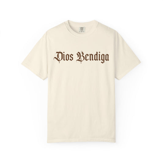 Dios Bendiga Shirt |  Chicano Streetwear Tee | Latino Graphic Tee | Camisa Cristiana | Comfort Colors T Shirt