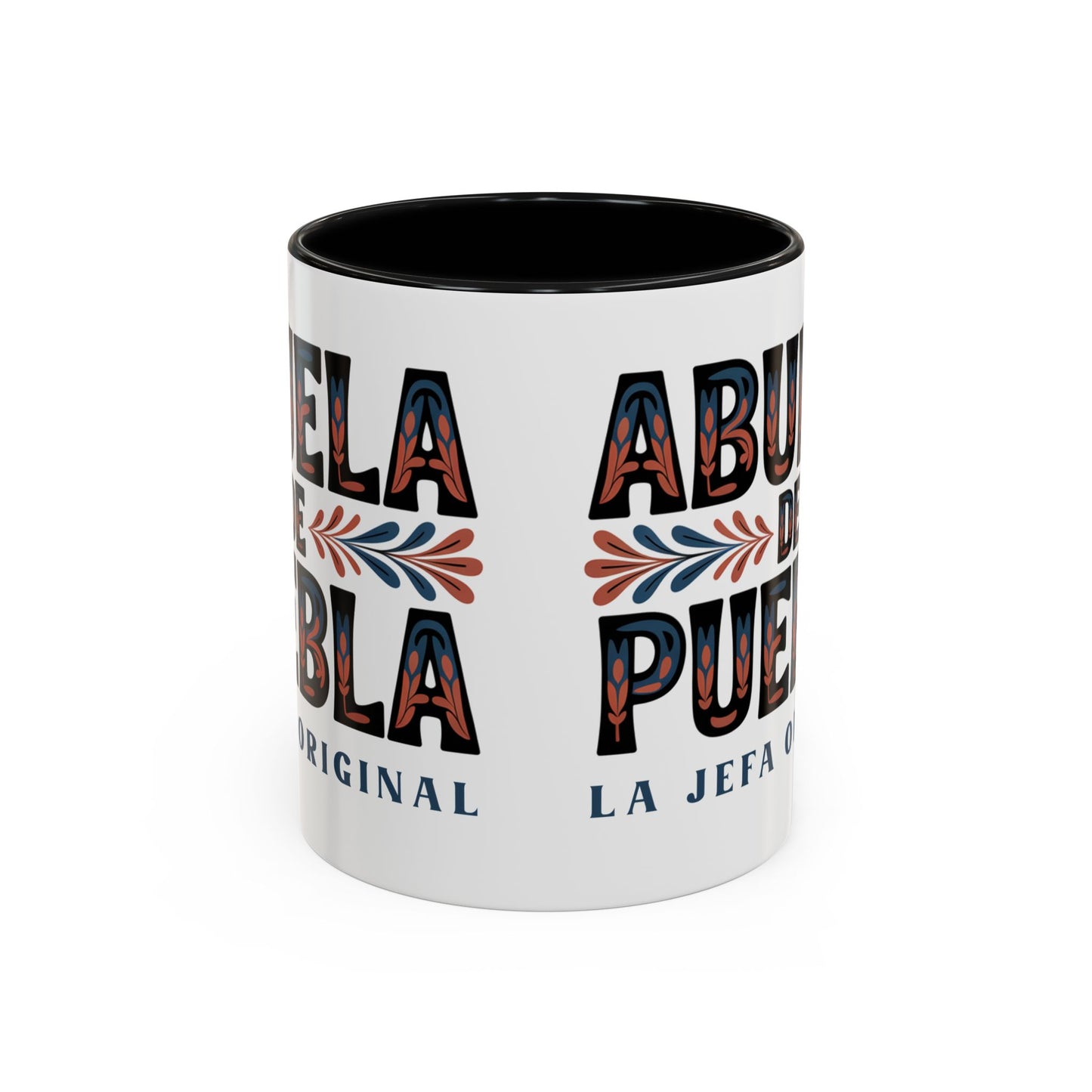 Abuela de Puebla Mug - Spanish Grandma Coffee Cup Gift - Mi Abuelita Linda - Latino Family Gift - Abuela Querida Present