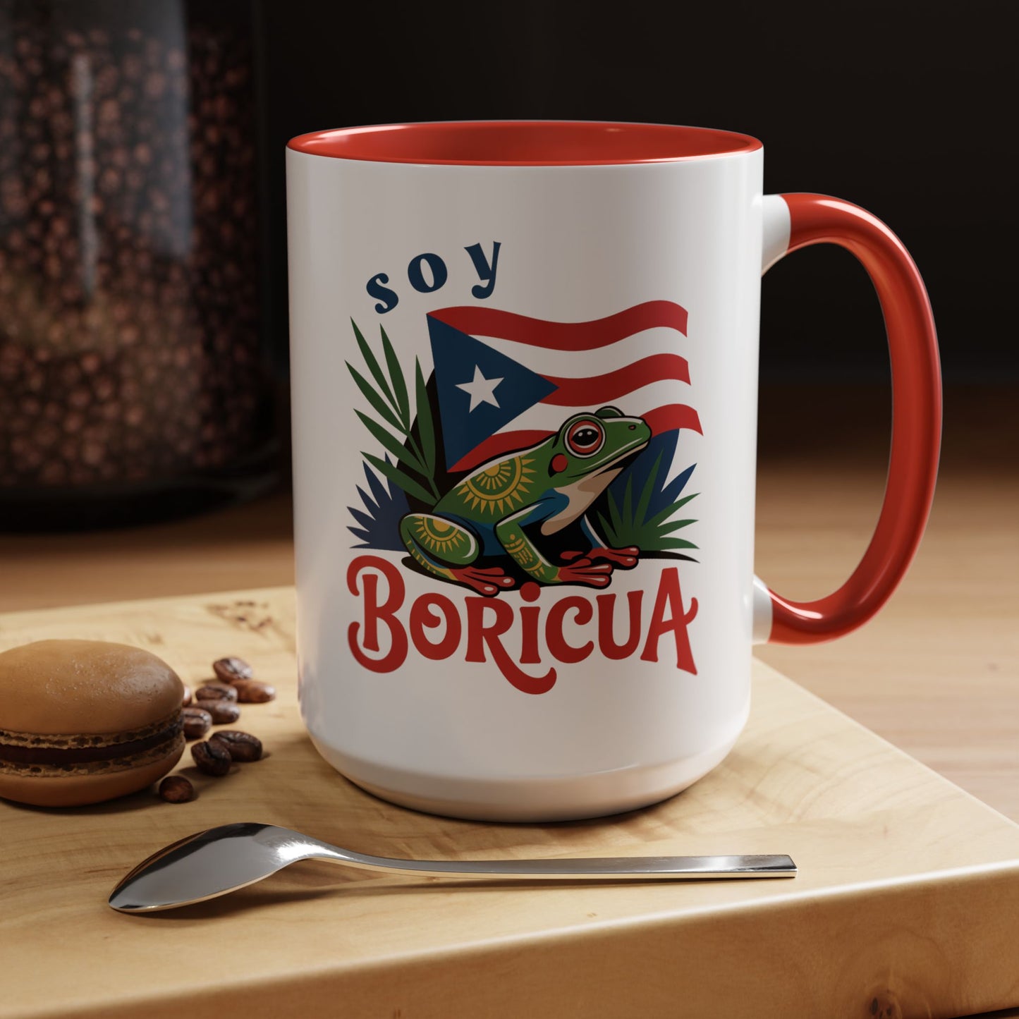 Boricua Mug - Puerto Rican Pride Coffee Cup - Boricua Gift - PR Flag Mug - Hispanic Pride - Boricua Vida - Wepa Coffee Cup