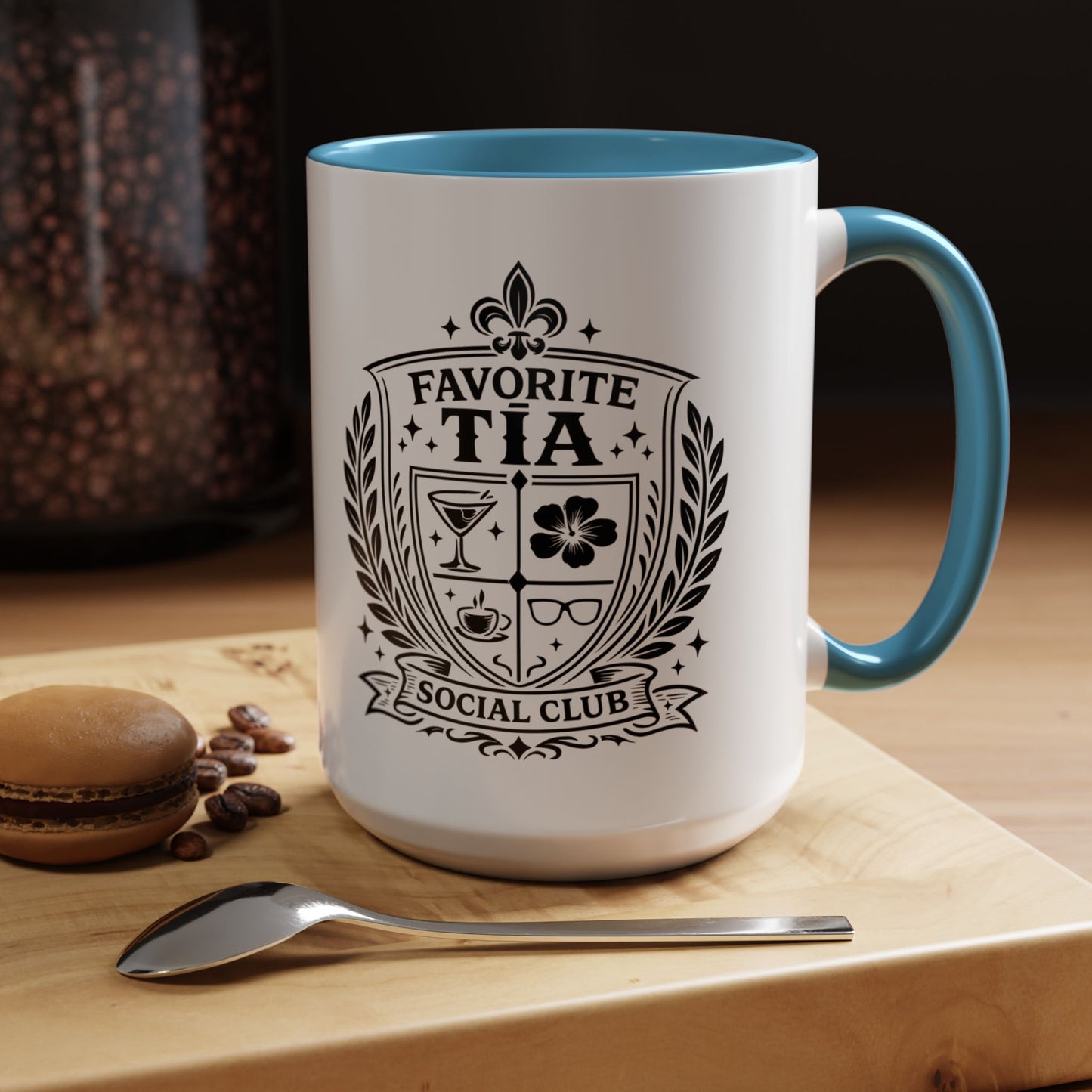 Tia Cup - Regalo Para Mi Tía Favorita | Spanish Aunt Gift Mug | Latina Family Gifts | Regalos En Español Para Mujer