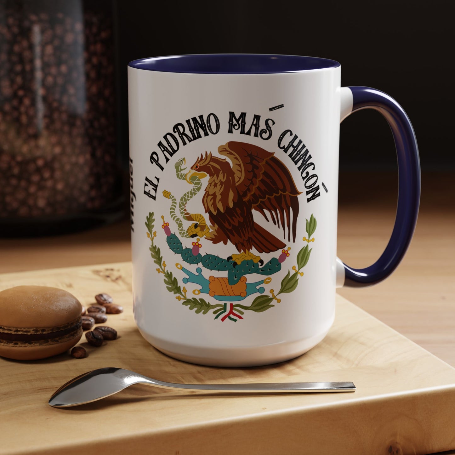 Custom El Padrino Más Chingón Mug | Accent Coffee Mug | Padrino Gifts Personal