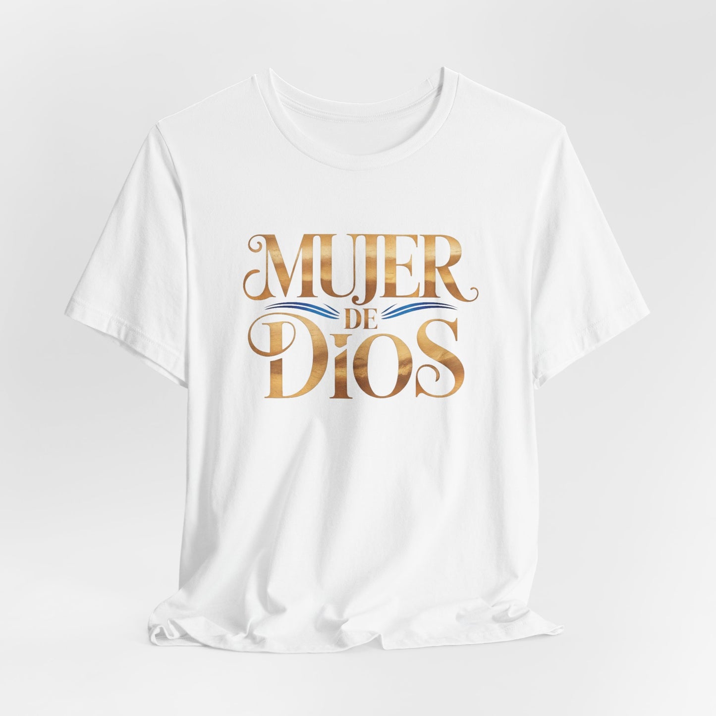 Mujer de Dios T-Shirt - Christian Latina Faith Tee - Catholic Gift - Spanish Religious Shirt - Mujer Cristiana