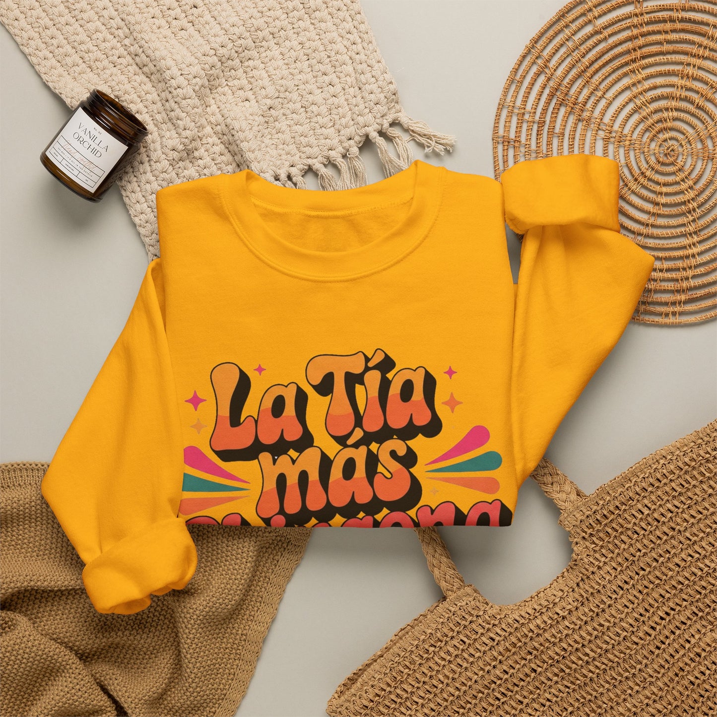 Tia Sweatshirt - Best Tia Ever Regalo Gift - Proud Tia Vida Pullover - Latino Family Gift - Mi Tia Favorita Sweater