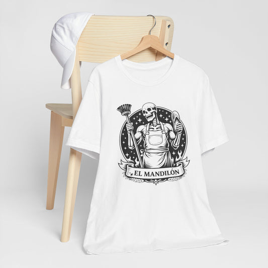 El Mandilon T-Shirt - Funny Latino Tee Gift for Hispanic Dad - Mexican Sayings Shirt - Spanish Humor Gift