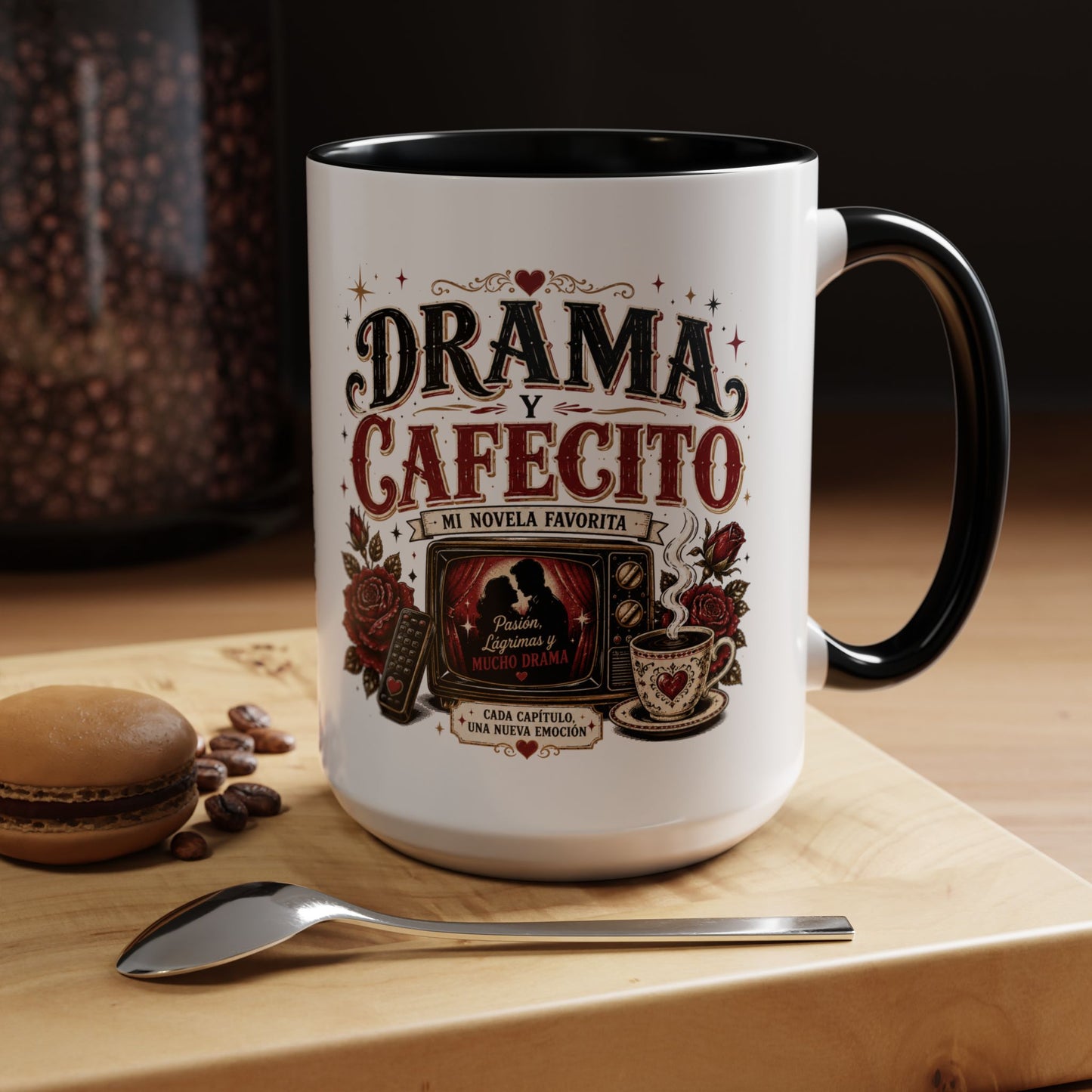 Novela Comadre Mug - Latina Gift for Her Spanish Coffee Cup Regalos para Mujer Telenovela Lover Gift