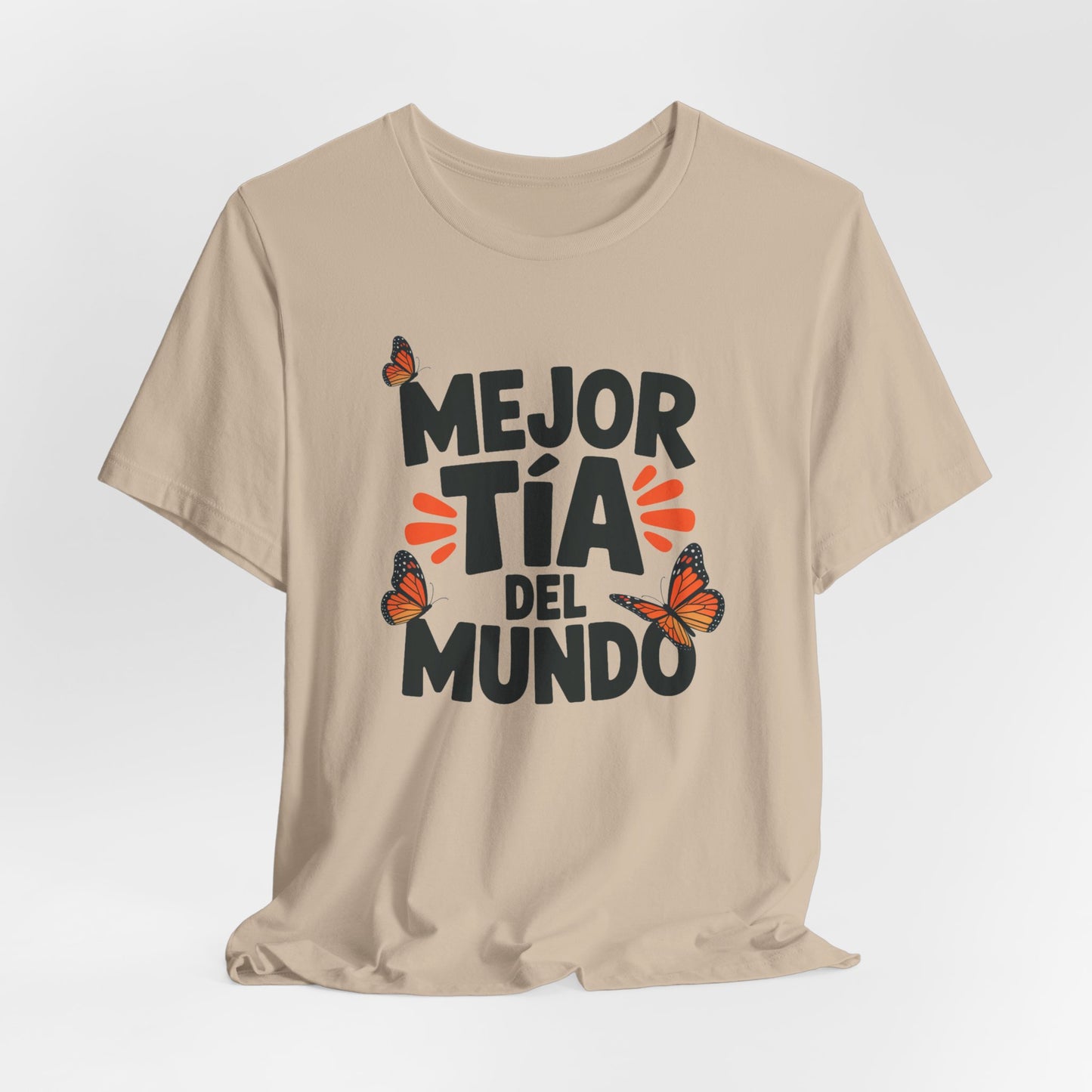 Mejor Tia Del Mundo T-Shirt | Proud Tia Gift | Latino Family Tee | Best Tia Ever Shirt | Tia Birthday Regalo