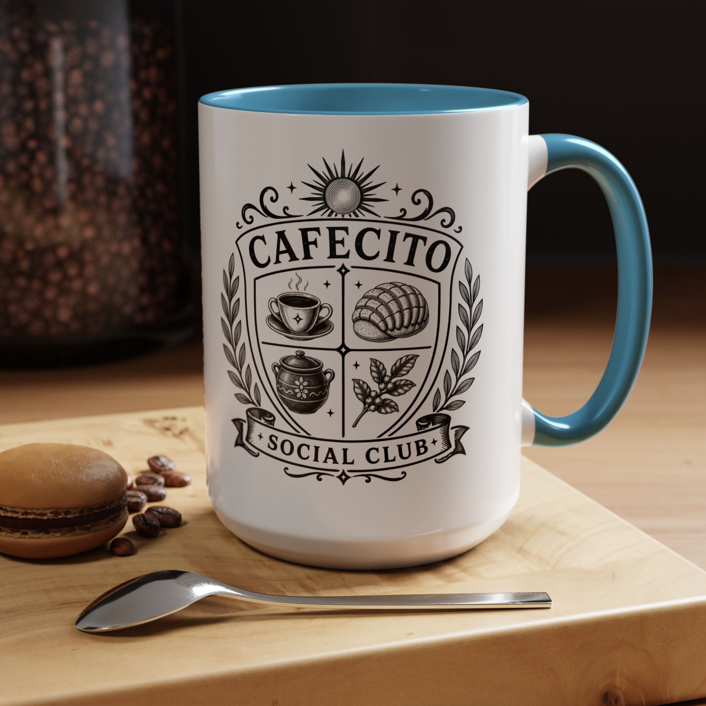 El Cafecito Latino Foods Mug - Latina Gift for Coffee Lovers - Regalos en Español - Cultural Pride Cup