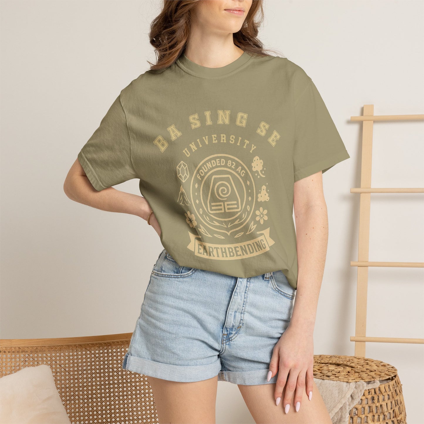 Ba Sing Se University Shirt | The Last Airbender Gift , Uncle Iroh Fan, Earth Kingdom Tee | Anime Fan Art