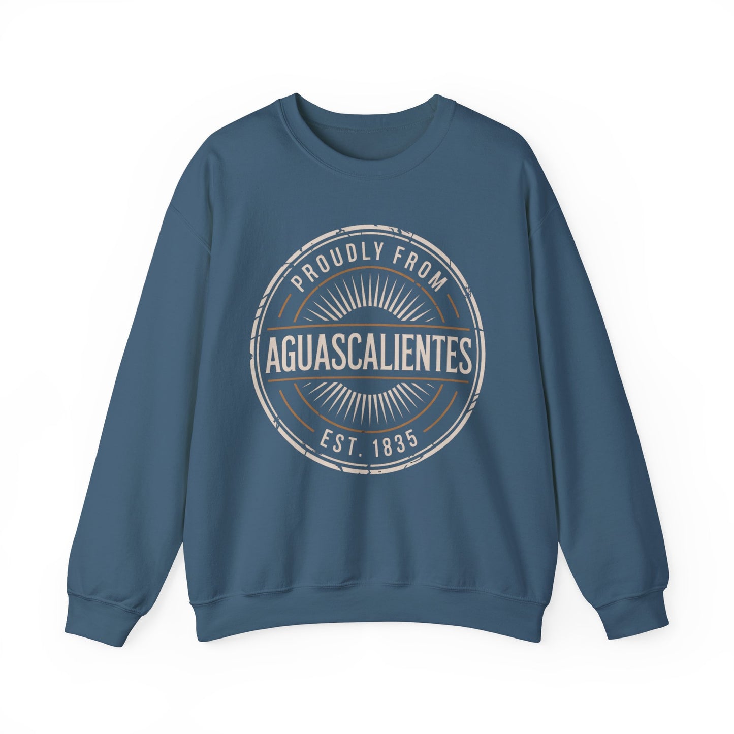 Aguascalientes Sweatshirt - Mexican Heritage Pride Wear | AGS Mexico Sudadera Gift | Orgullo Mexicano Regional Clothing