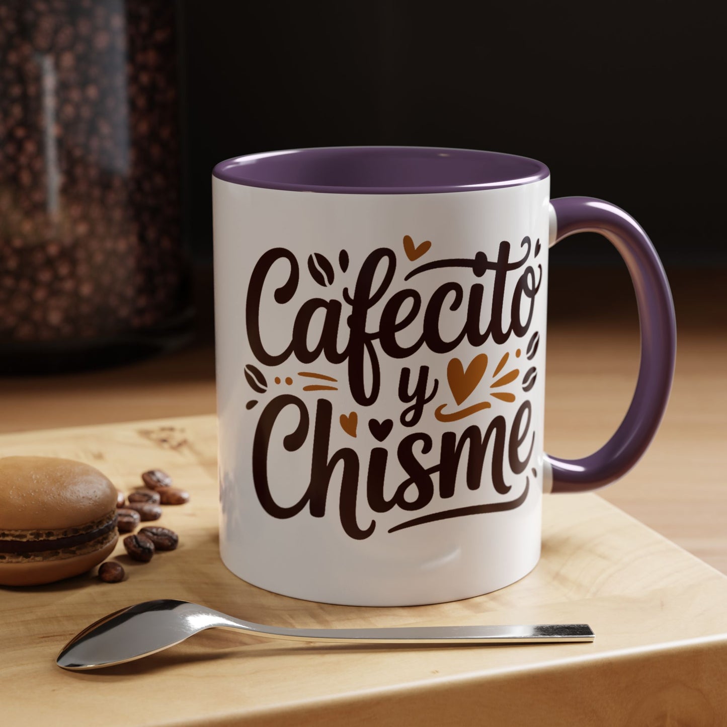 Cafe y Chisme Mug - Latino Coffee Cup Gift for Latina Women, Spanish Saying Mug, Hispana Culture Gift