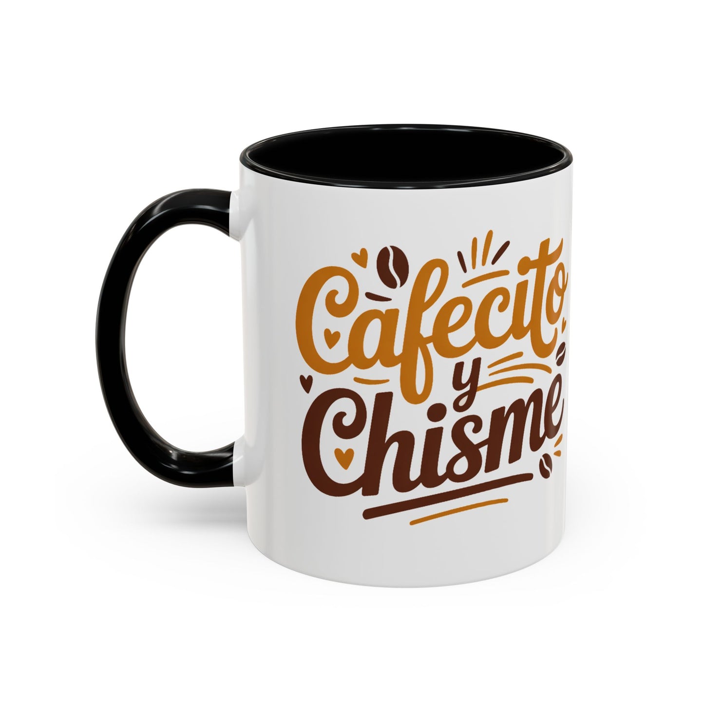 Cafe y Chisme Mug - Latino Coffee Culture Gift - Hispanic Kitchen Decor - Chisme Time Cup - Cafecito Lover Present