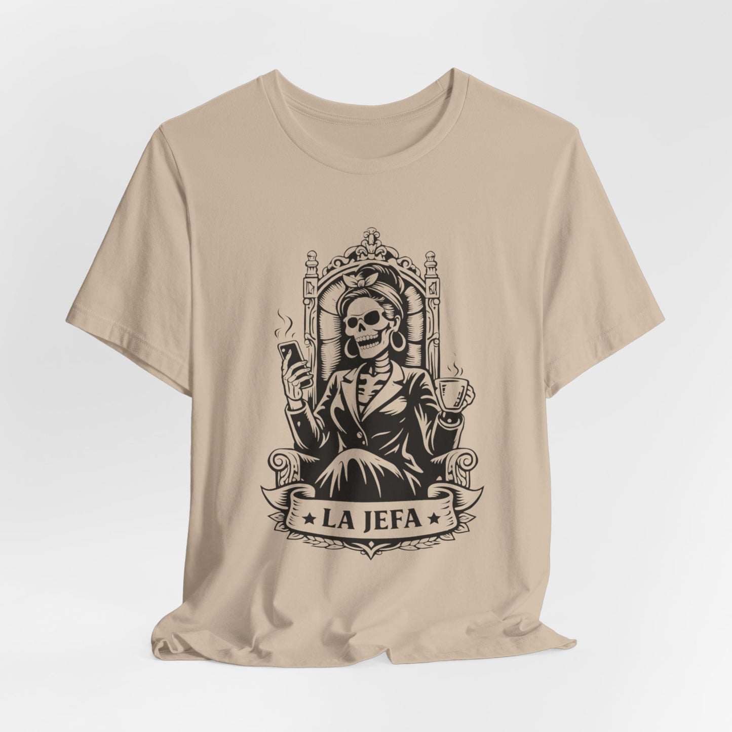 La Jefa T-Shirt - Latina Boss Lady Tee - Hispanic Empowerment Gift - Mujer Fuerte Shirt - Spanish Boss Gift