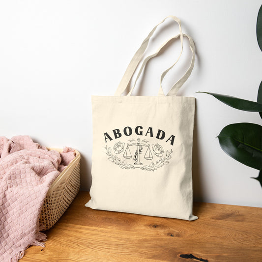 Abogada Bag - Latina Lawyer Gift - Mujer Fuerte Professional Tote - Boss Lady Bolsa - Empowered Latina Attorney