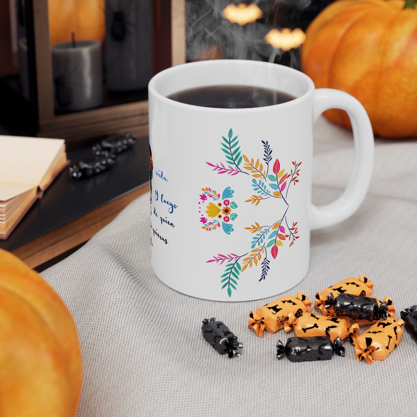 Enamorate en ti Quote Frida Kahlo Mug