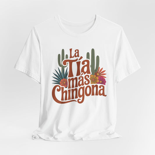 Tia T-Shirt - Proud Tia Gift - Latino Family Tee - Mi Tia Favorita - Hispanic Aunt Shirt - Tia Vida
