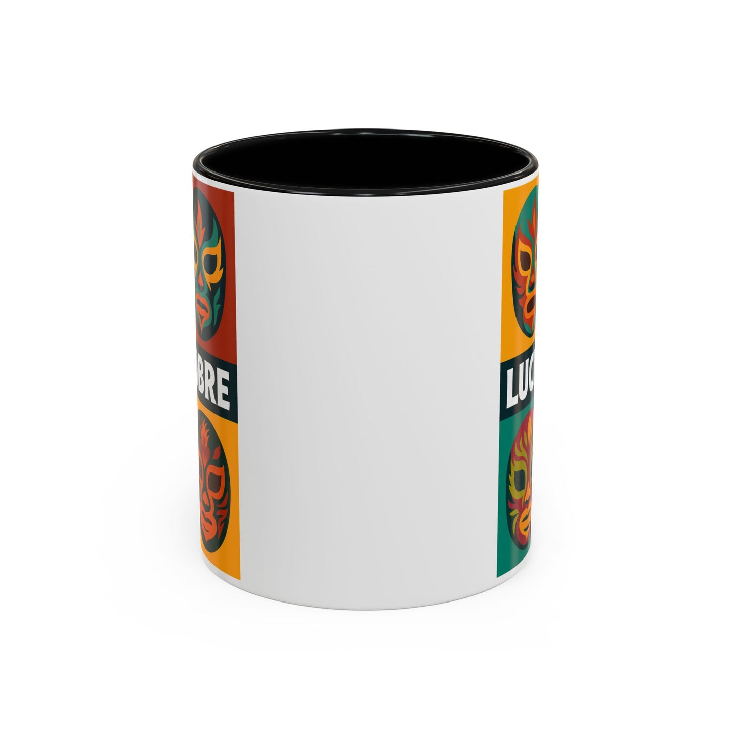 Lucha Libre Coffee Mug — Luchador Mexican Wrestling Cup, Cinco de Mayo Gift, Regalos Para Mama, Latino Pride Drinkware (view 2 of 5)