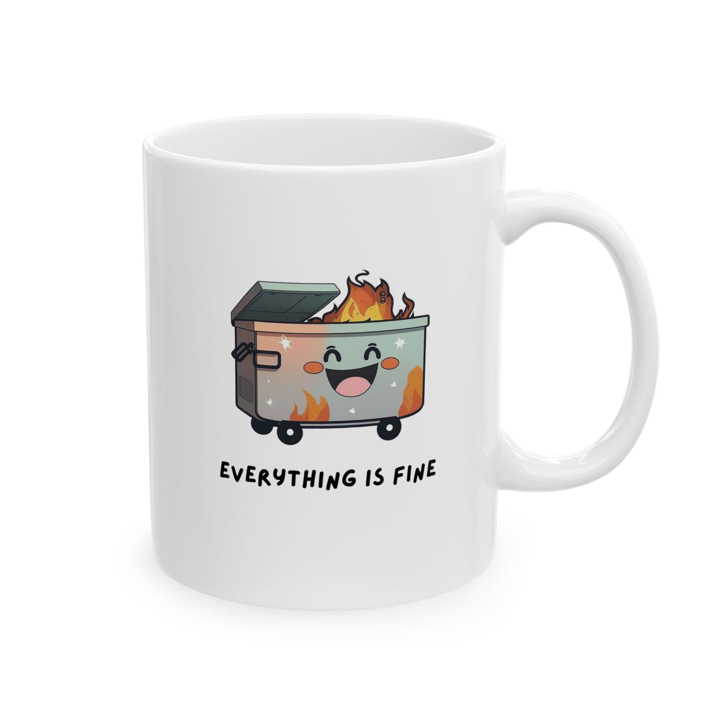Everything is Fine Anthrope Coffee Mug