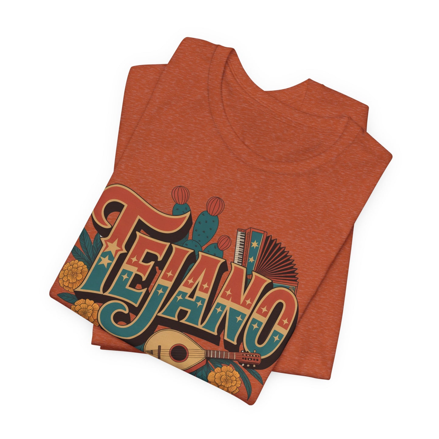Tejano T-Shirt - Orgulloso Tejano Pride Tee - Texas Mexican Heritage Gift - Latino Culture Shirt - Tex Mex Style