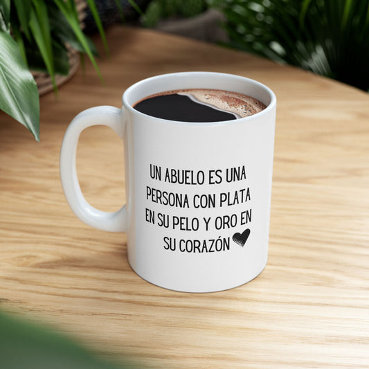 Abuelo Mug Coffee cup Gift for father's day dia de padres Latino Inspiration Tea Drinker Coffee gift for him
