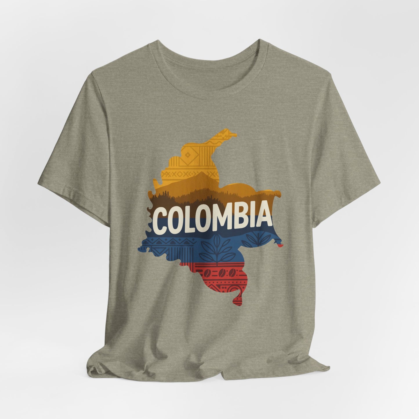 Colombia T-Shirt - Colombian Pride Tee - Orgullo Colombiano Shirt - Hispanic Heritage Gift - Colombia Amor