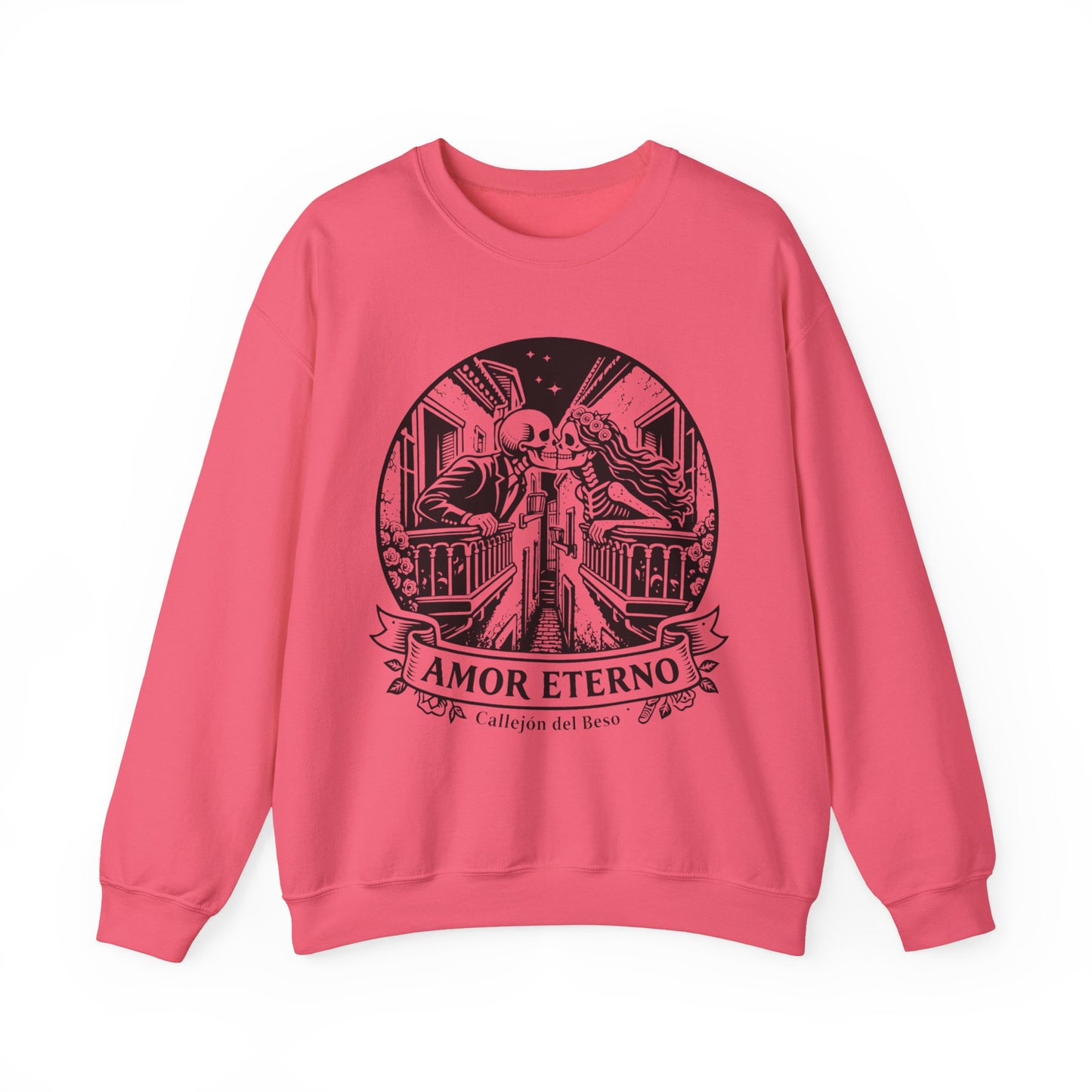 Amor Eterno Sweatshirt - Eternal Love Gift for Her, Hispanic Love Wear, Relationship Goals Corazon Forever Hoodie