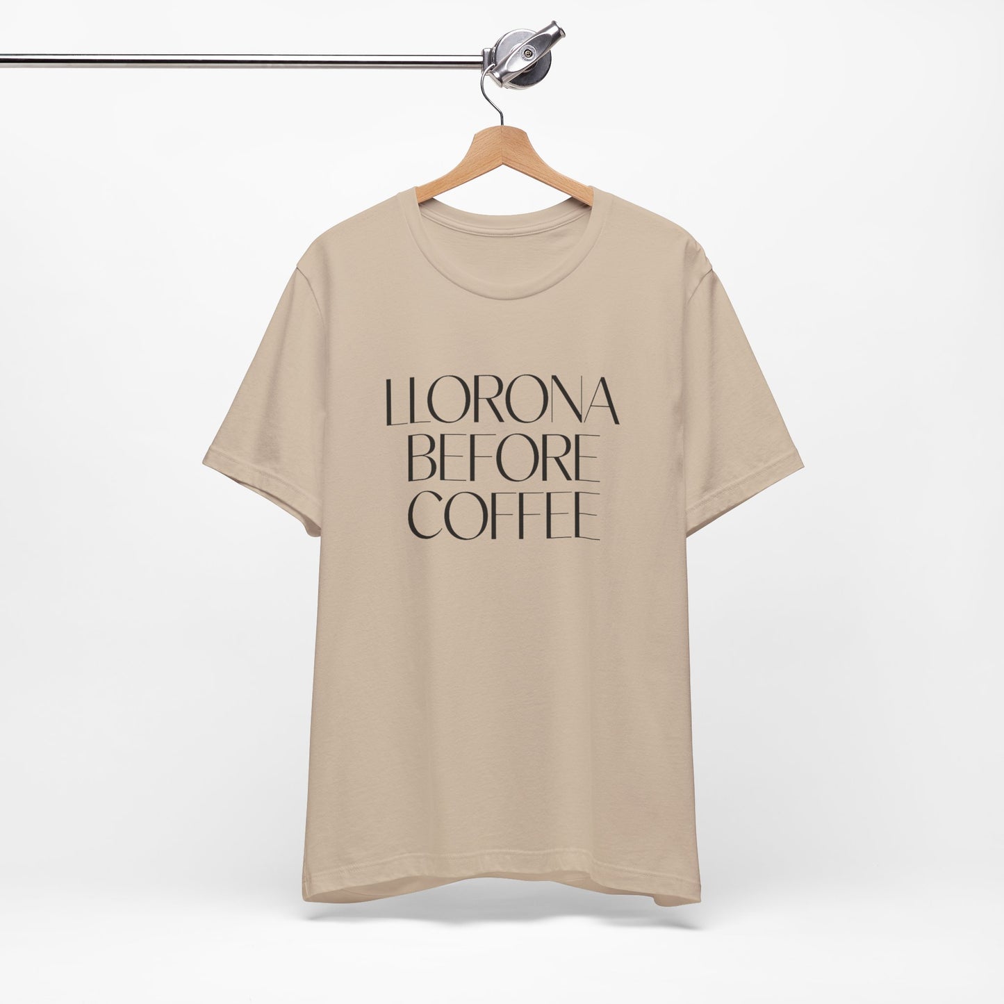 Llorona Before Coffee T-Shirt | Latino Culture Tee | Mexican Folklore Humor | Cafecito Necesito | Hispanic Gift