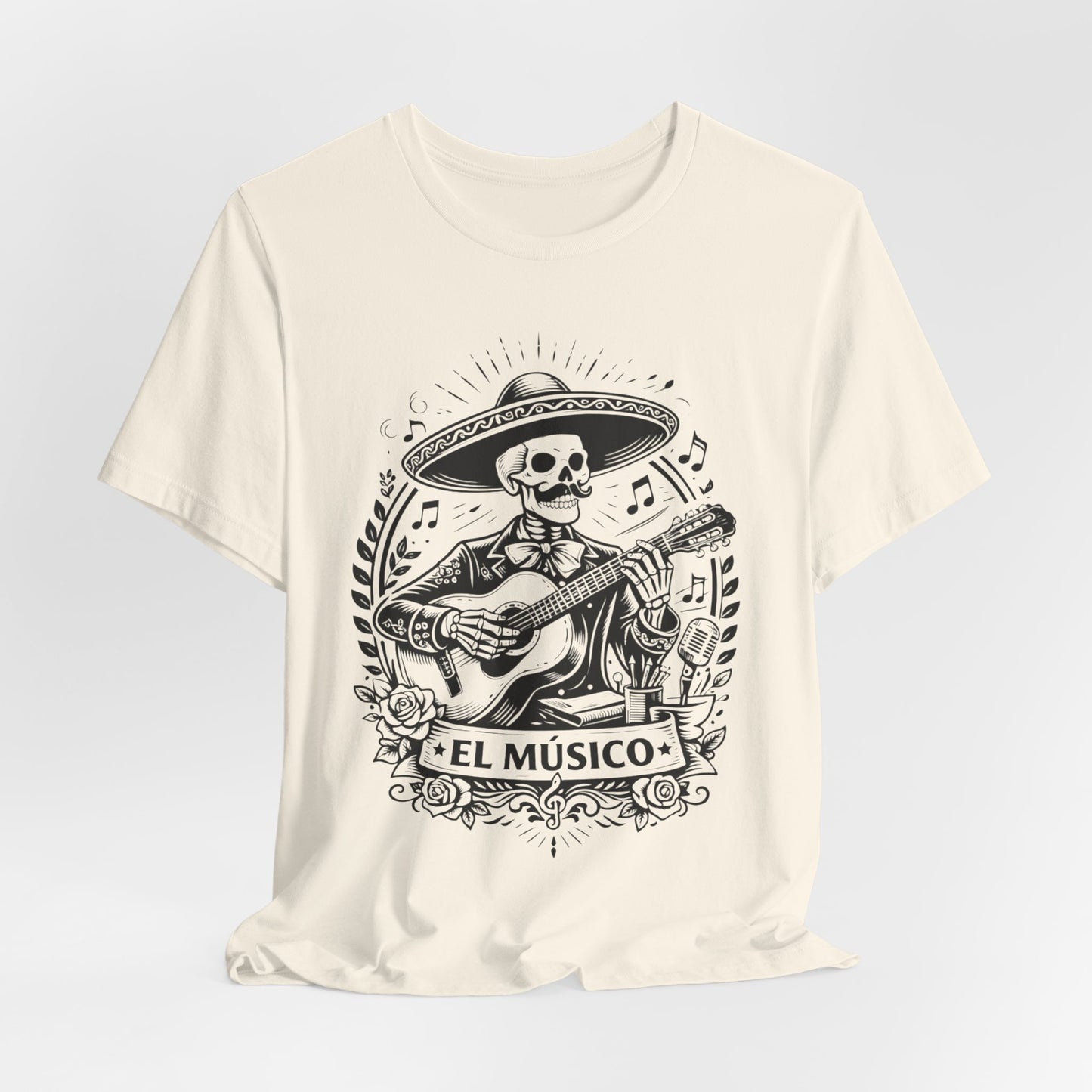 El Musico T-Shirt - Latino Musician Tee - Hispanic Pride Music Lover Gift - Cultura Latina Shirt - Musico Regalo