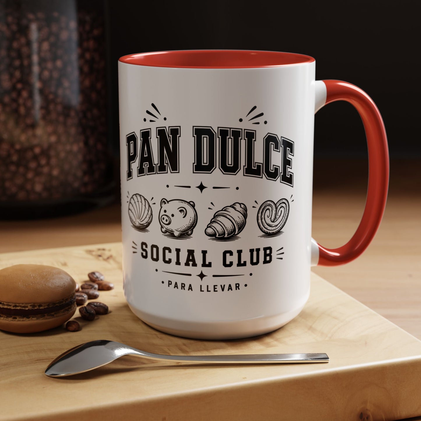 Pan Dulce Mug - Latino Foods Coffee Cup - Regalos Para Mujer - Mexican Sweet Bread Gift - Latina Pride Kitchen Decor