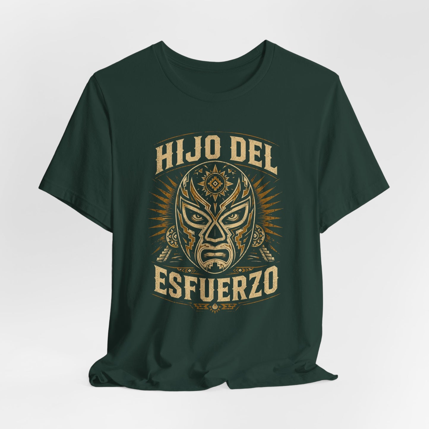 El Luchador T-Shirt - Mexican Wrestling Lucha Libre Shirt - Latino Pride Gift - Wrestler Tee - Español Heritage Apparel
