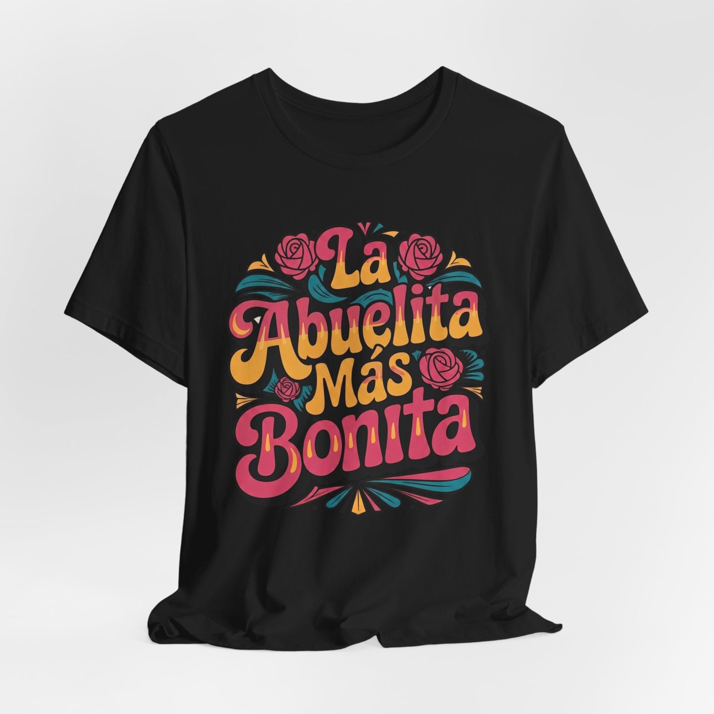 Groovy Art La Abuelita Mas Bonita Shirt, Abuelita Gift, Latina Grandmother Gift,  Abuela Birthday Gift, Mother's Day Abuela