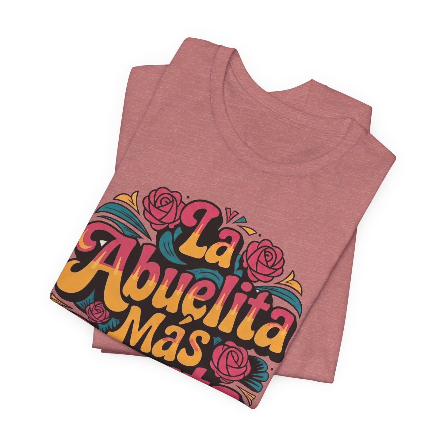 Groovy Art La Abuelita Mas Bonita Shirt, Abuelita Gift, Latina Grandmother Gift,  Abuela Birthday Gift, Mother's Day Abuela