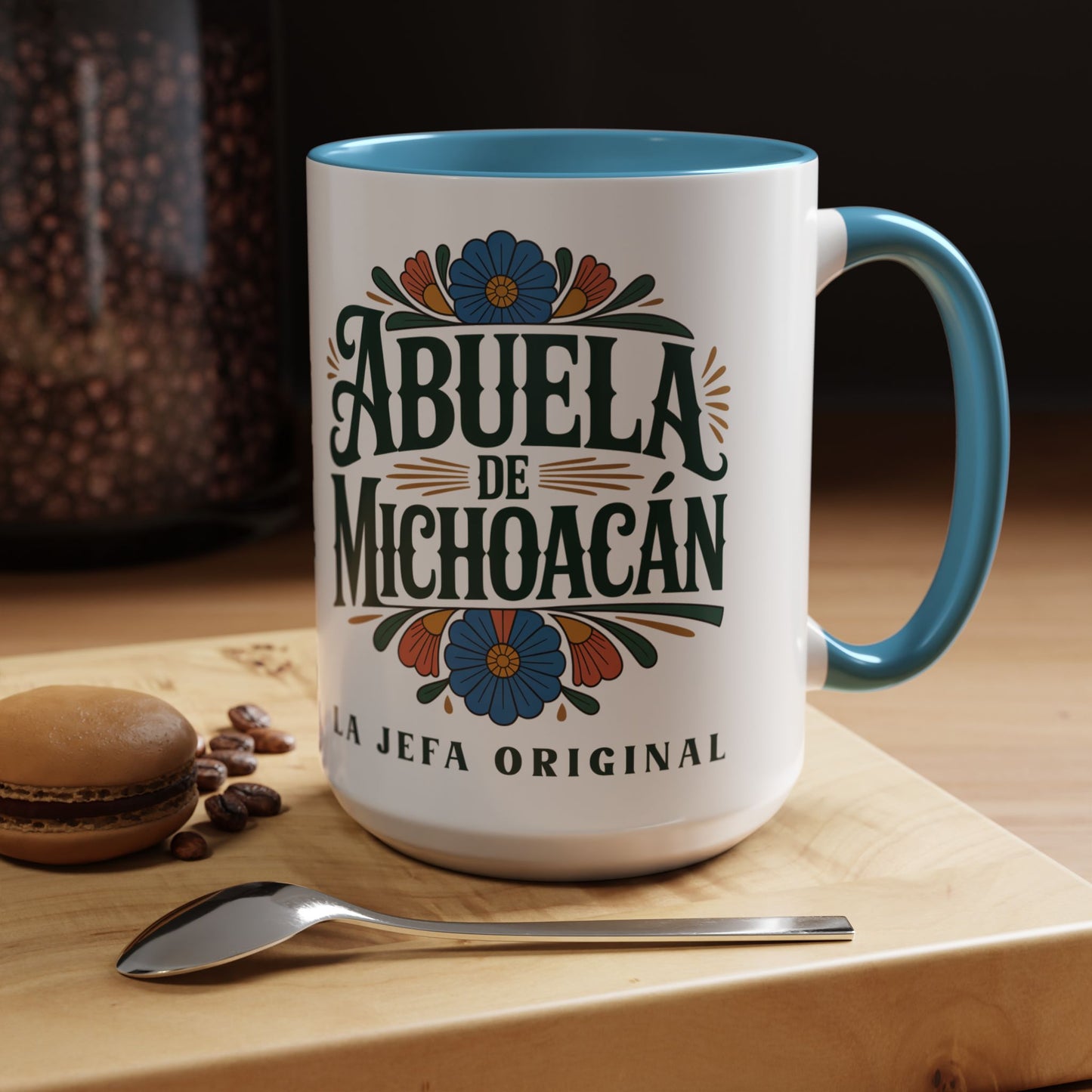 Abuela de Michoacan Mug - Spanish Grandma Coffee Cup Gift | Latino Family Mug | Abuelita Regalo | Hispanic Grandmother Present