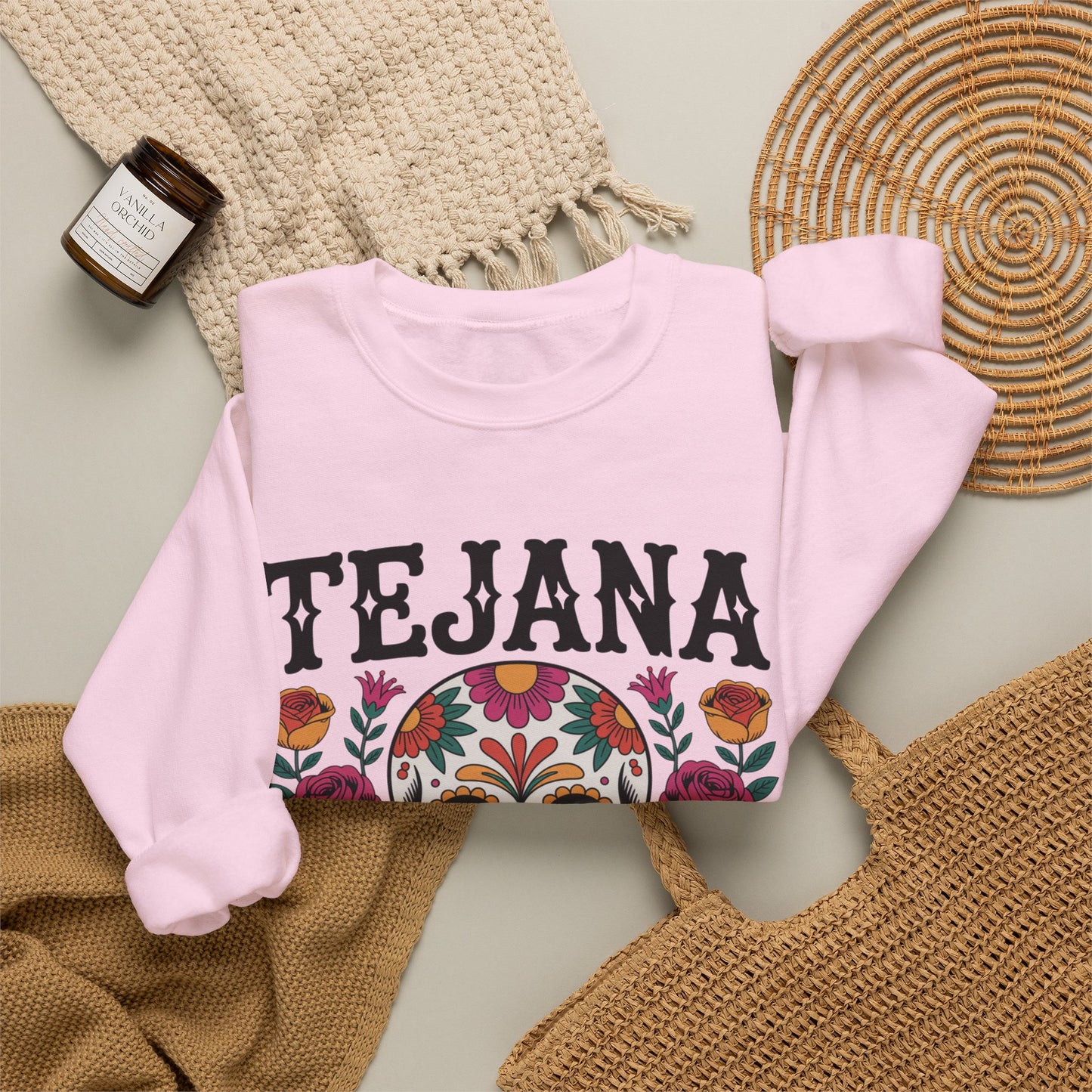 Tejana Sweatshirt - Texas Latina Pride Gift - Hispanic Heritage Sudadera - Tejana Cultura Hoodie - Latino American Pride
