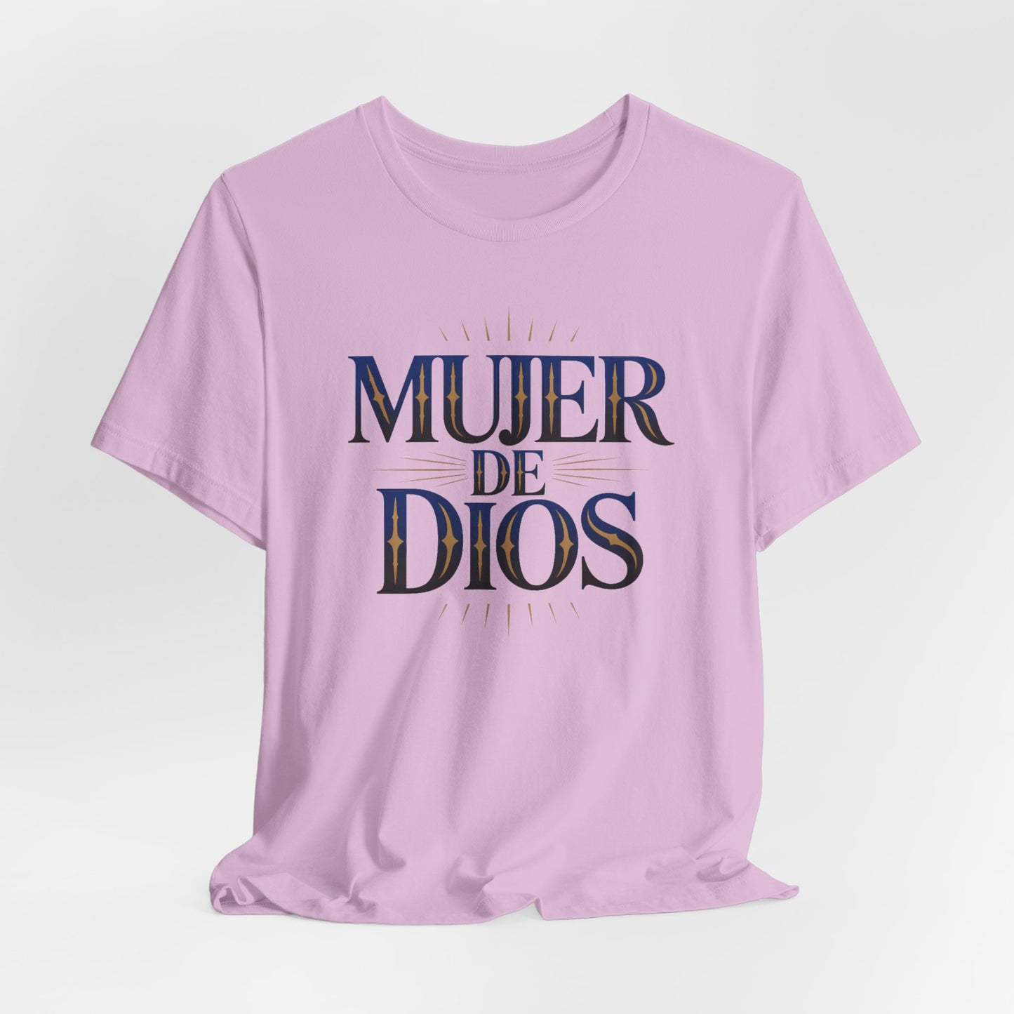 Mujer de Dios T-Shirt - Christian Latina Faith Tee - Spanish Religious Gift - Catholic Women Shirt - Fe Cristiana