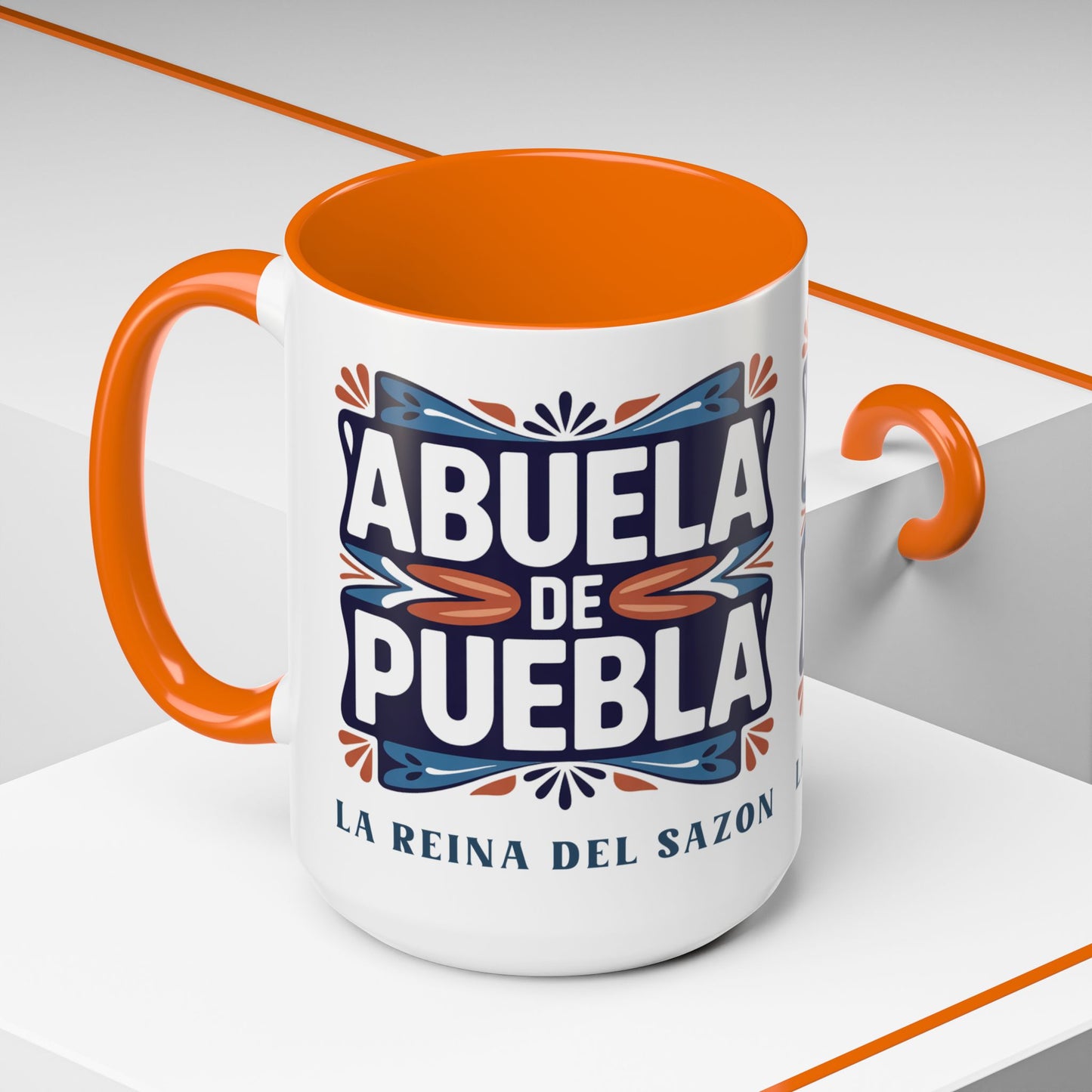 Abuela De Puebla - Latino Family Gift for Hispanic Grandma - Spanish Grandmother Coffee Cup - Abuela Regalo