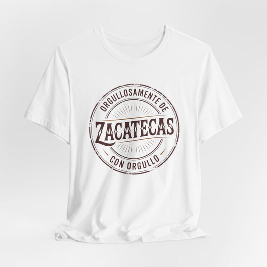 Zacatecas T-Shirt - Mexican Heritage Tee - Orgullo Zacatecano - Mexico State Pride Gift - Hispanic Heritage Shirt