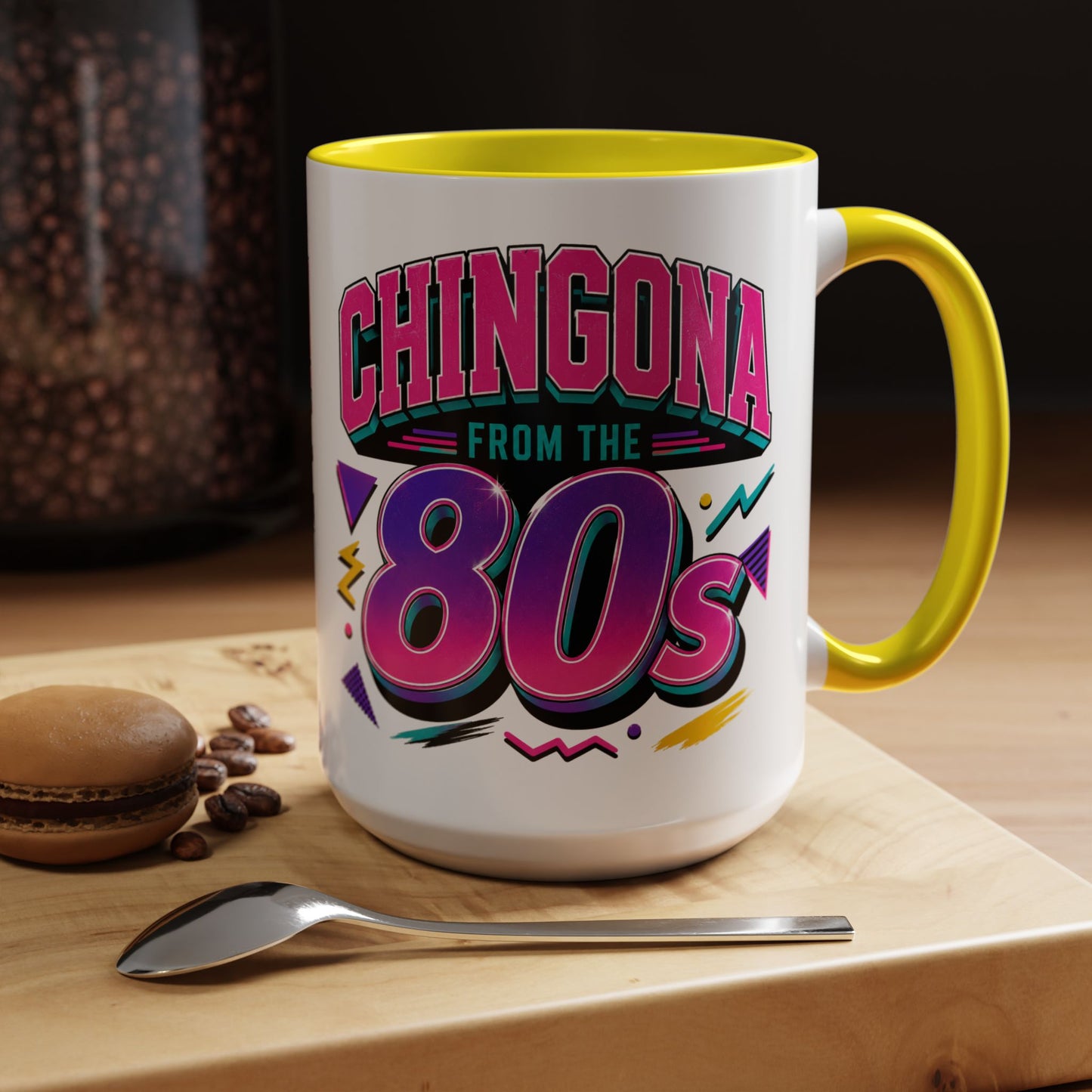 Chingona from the 80s Mug | Latina Gift | Regalos Para Mujer | Spanish Coffee Cup | Latina Pride Gift for Her