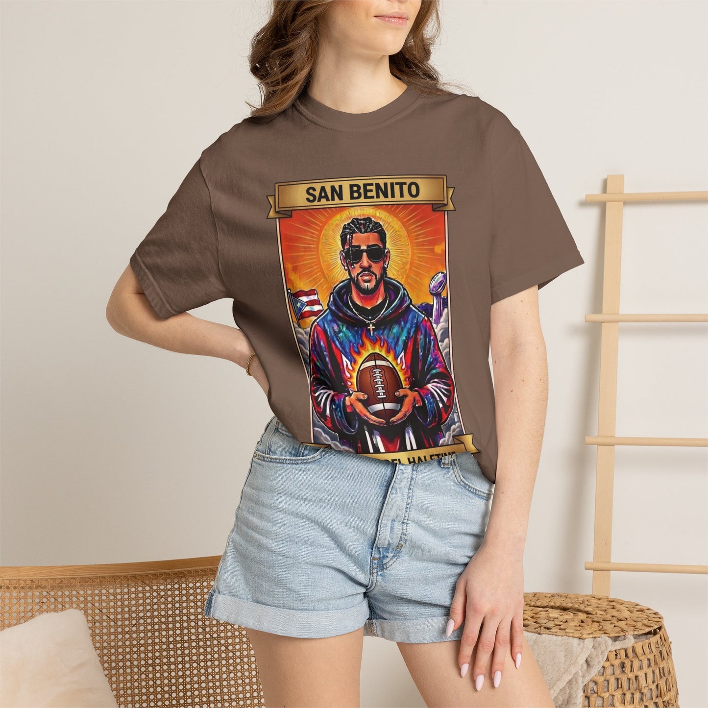 Benito Bowl Shirt, Puerto Rico Tee, San Benito Halftime Show Shirt, Team Benito Gift, Boricua Unisex Graphic Tee