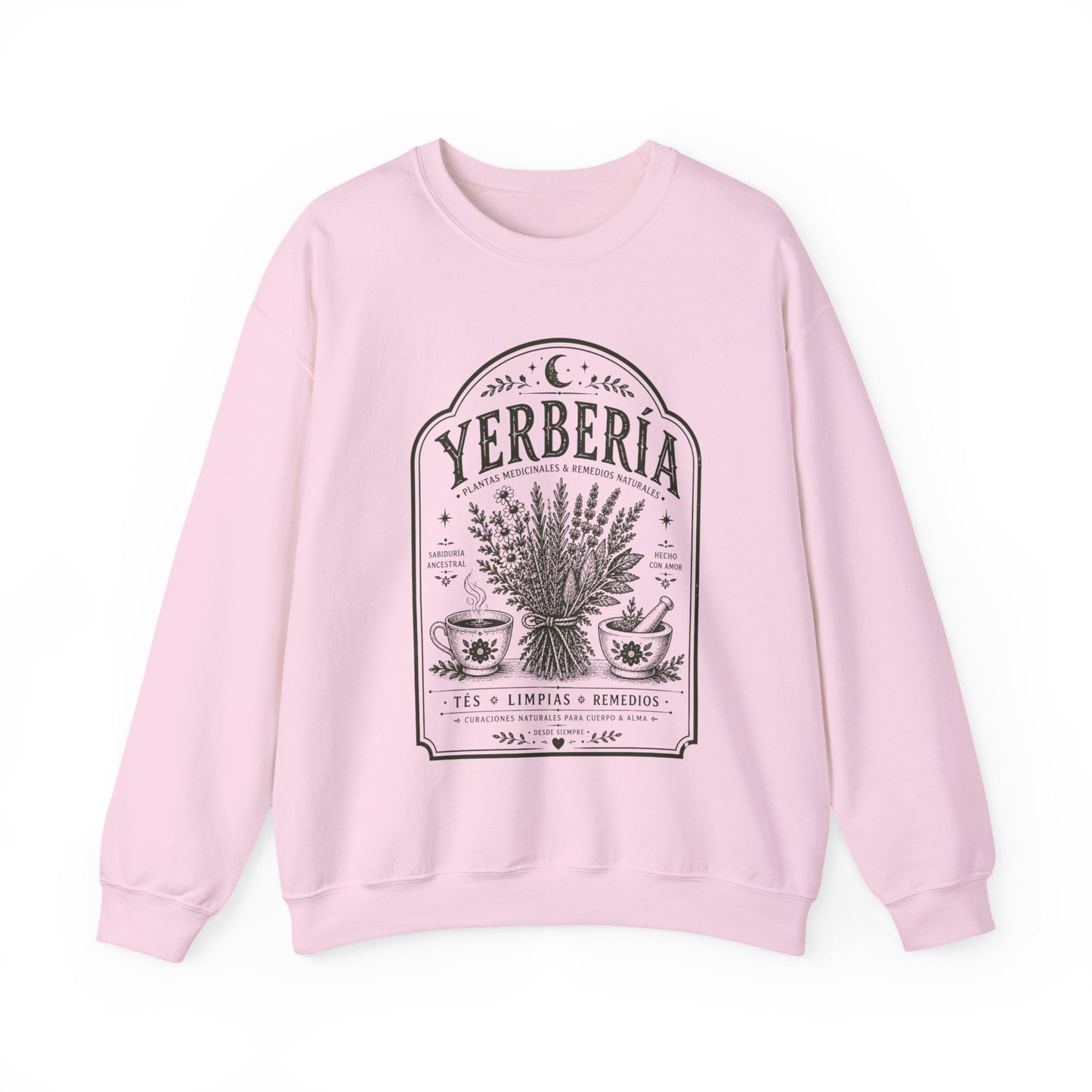 Yerberia Sweatshirt - Latina Curandera Sudadera - Spanish Gift for Her - Regalos para Mujer - Latina Pride Pullover