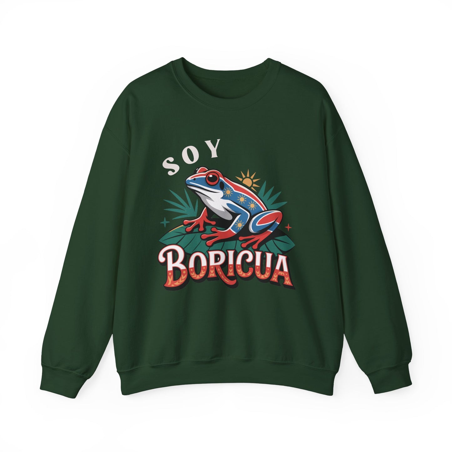 Boricua Sweatshirt - Puerto Rican Pride Hoodie Gift - Orgullo Boricua - PR Pride Wear - Isla del Encanto Clothing