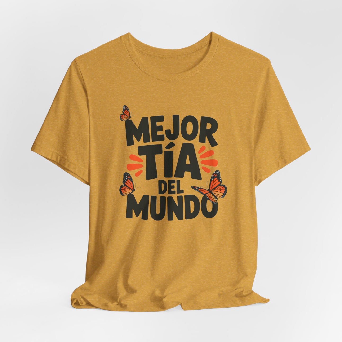 Mejor Tia Del Mundo T-Shirt | Proud Tia Gift | Latino Family Tee | Best Tia Ever Shirt | Tia Birthday Regalo