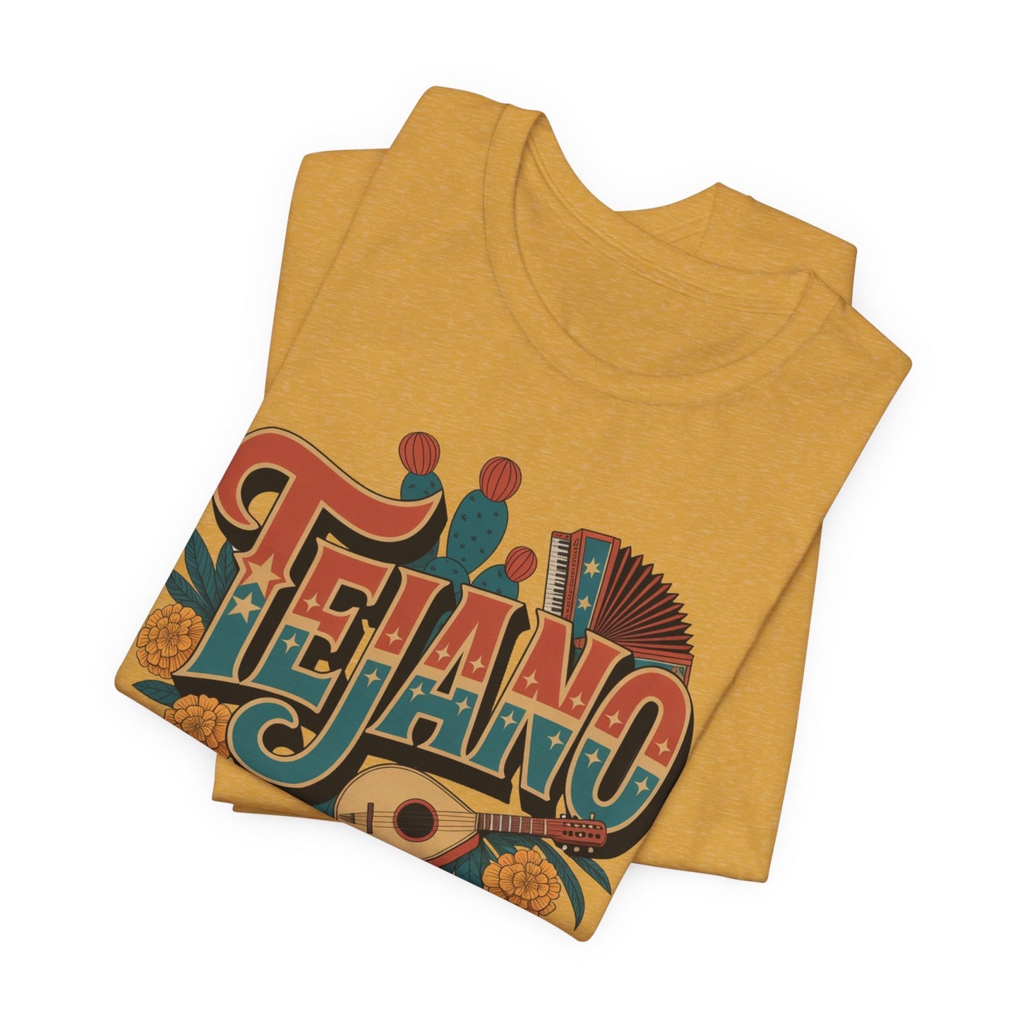 Tejano T-Shirt - Orgulloso Tejano Pride Tee - Texas Mexican Heritage Gift - Latino Culture Shirt - Tex Mex Style
