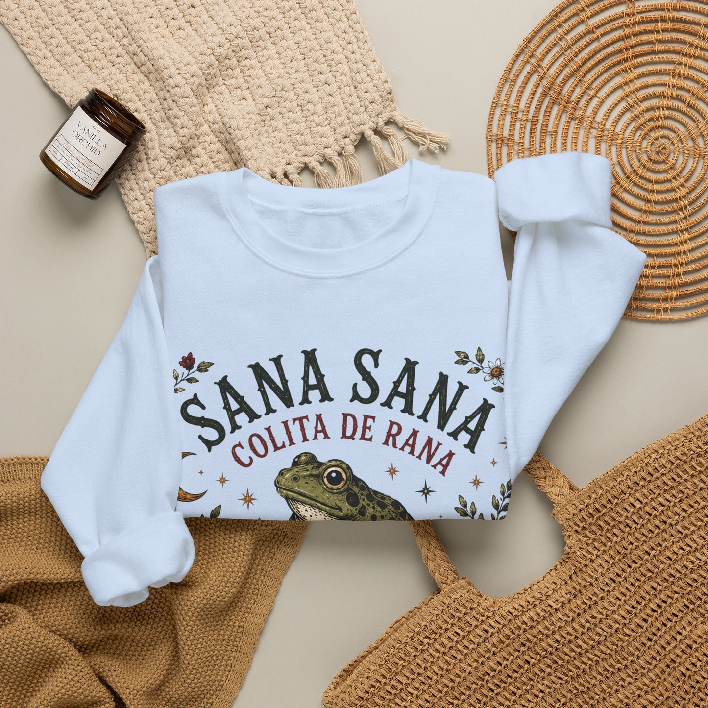 Colita De Rana Sweatshirt - Funny Spanish Saying Sudadera - Latina Gift - Bilingual Humor Pullover - Regalos Para Mujer